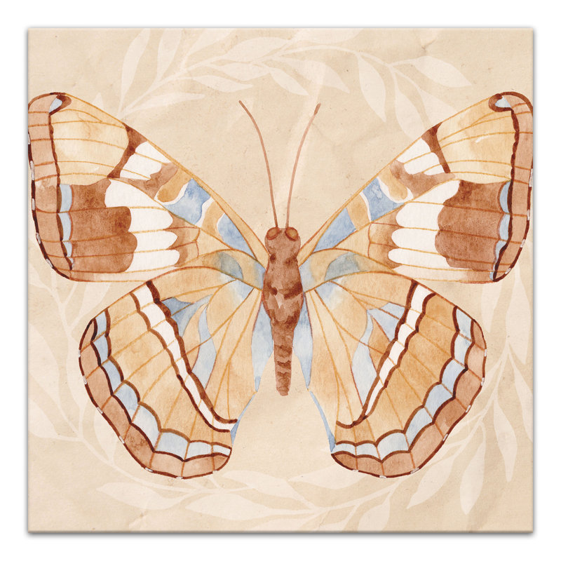 «Boho Butterfly» sur toile, H 12 po x l 12 po x P 1,25 po
