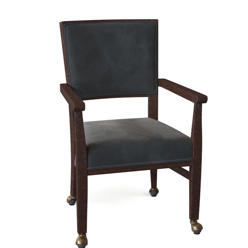 Dilworth Upholstered Arm Chair, Espresso, 3029 Natural