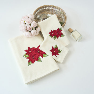 Ensemble de serviettes 100% coton 3 pièces Christmas