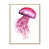 Toile naturelle avec cadre flottant