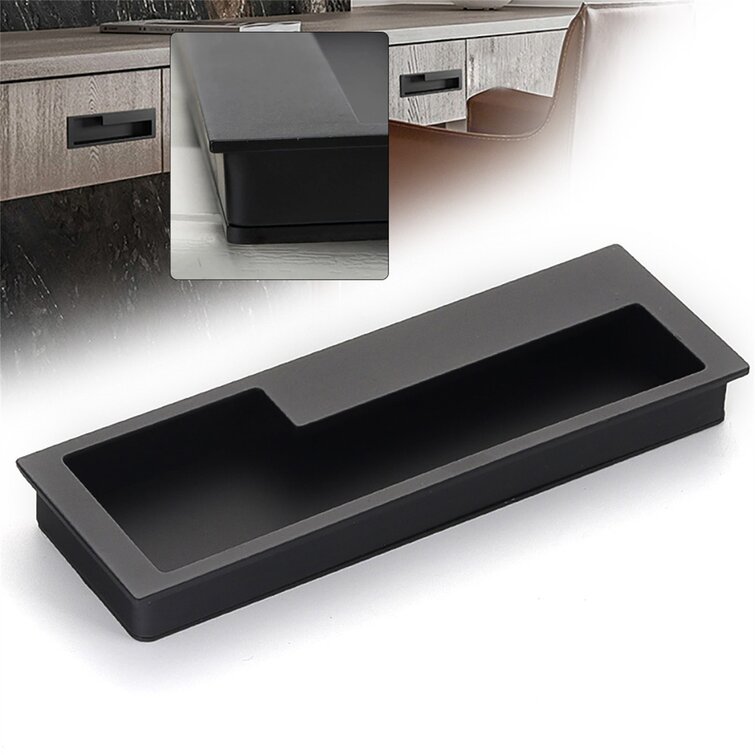 FRONG Large Black Frosted Hidden Recessed Invisible Door Handle (Right  Opening) - Wayfair Canada