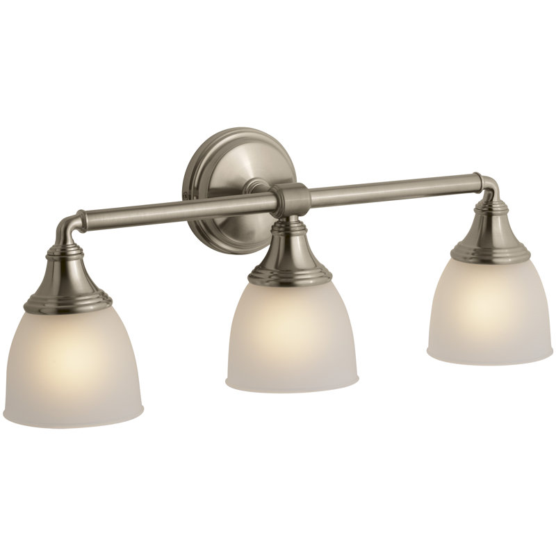 Devonshire 3 - Light Vanity Light, Brushed Chrome