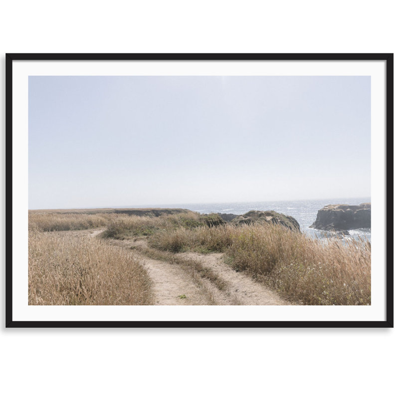Californiaserenity Print by Carly Tabak, Black Framed, 18" H x 25" W