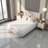 NapQueen 12 Inch King Size Memory Foam Mattress with Charcoal Infusion, Medium Firm Support for Stomach Sleepers, White-1004245322-1003156599