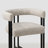 24" Upholstered Tweed Solid Back Counter Stool-1987020183