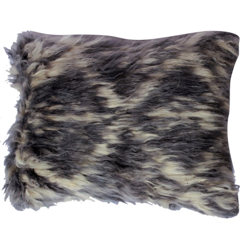 Arya Geometric Wool Throw Pillow