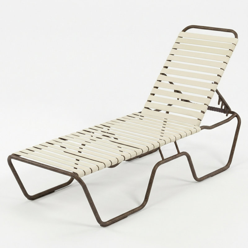 Chaise sans accoudoirs, Sangle en bois flotté / Greco