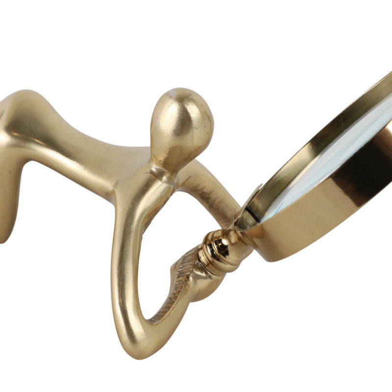 9" Adams Magnifying Glass, Gold