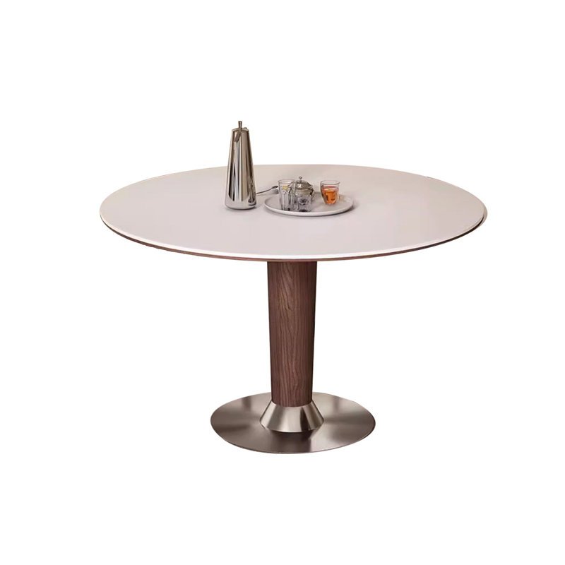 Table de salle à manger blanche, H 29,53 po x L 35,43 po x l 35,43 po