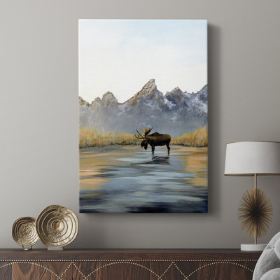 «Moose», reproduction encadrée - Cavas