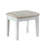 Contemporary Style 1Pc Vanity Set  Mirror LED Lights Storage Drawers Wooden Glides Stool Included Bedroom Furniture