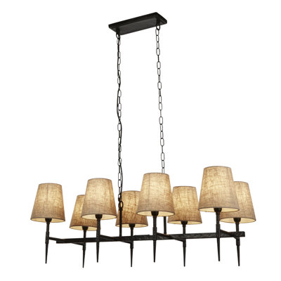 Annabele 8 - Light Shaded Chandelier