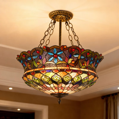 5- Light Bronze Unique/Statement Pendant Light