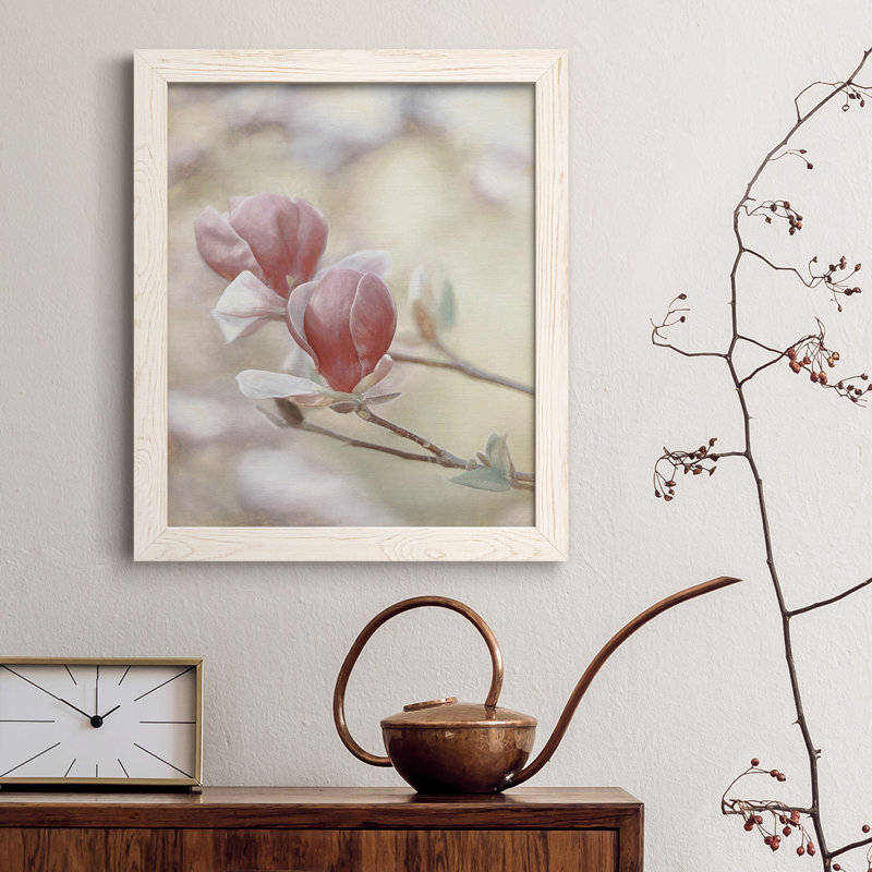 Blooming Hearts - Photographie de cadre photo sur toile, H 37,5 po x l 27,5 po x P 1,5 po, Blanc