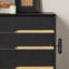 Armoire de rangement élégante avec poignées cachées