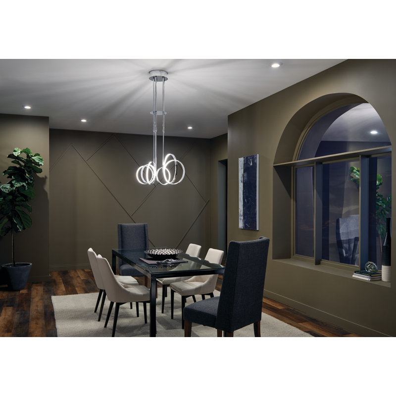 Fabela 6 - Light LED Pendant, Chrome