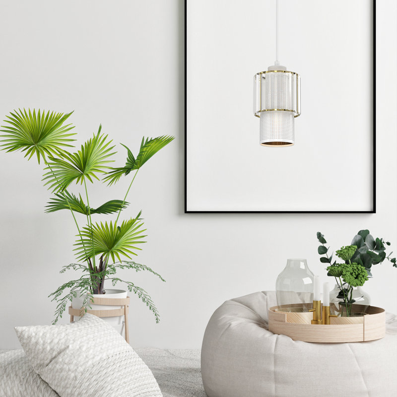 Blanco 1 - Light White Cylinder Pendant