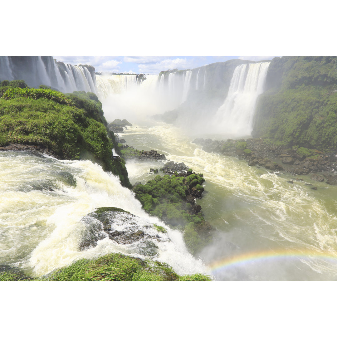 Teufelsschlund in den Iguacu-Fällen von Agustavop - Drucken