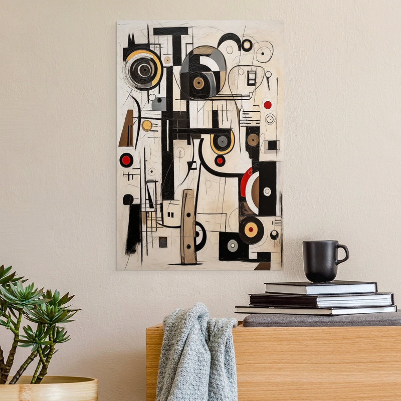 Série ABSTRACT, impression sur toile - non encadrée, H 48 po x l 32 po