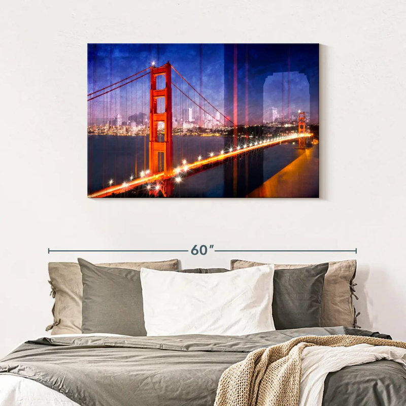 Lilie Golden Gate Bridge Composing, 30" H x 45" W