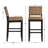 Reid Vegan Leather Bar Chair-973462385-973462384