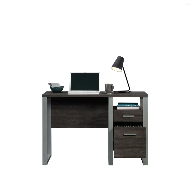 Bureau avec tiroir et design de productivité, finition brun foncé