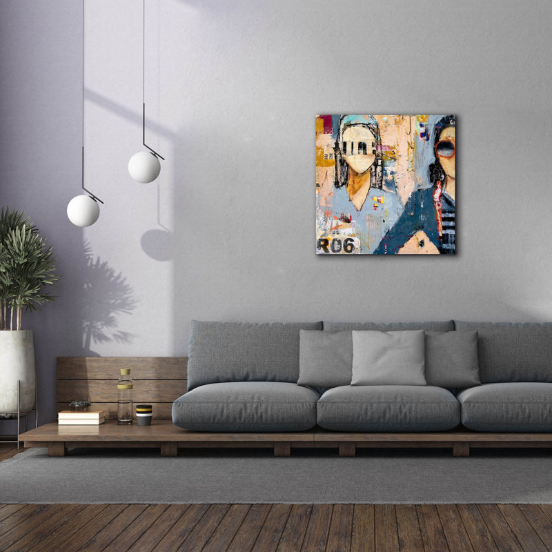  «Sunset Blvd.» par Erin Ashley, art mural sur toile, 37 po x 37 po