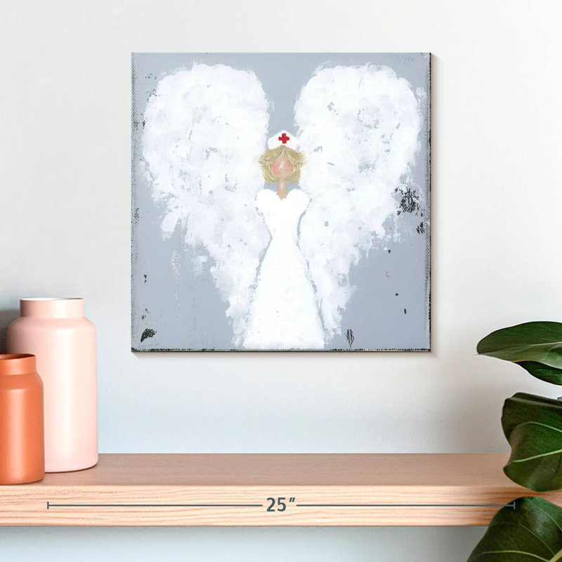 Leisha Nurse Angel, H 16 po x l 16 po