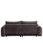 2 laine d'agneau avec tissu et coussins - Gris pour salon ergonomique