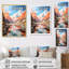«Winter Glacier Landscape In Canada», reproduction sur toile-16024561-16024563