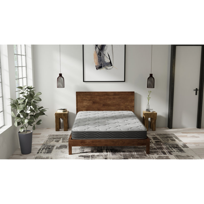 Hybrid 12 Inch Medium Firm Mattress with Pocketed Coils, Queen