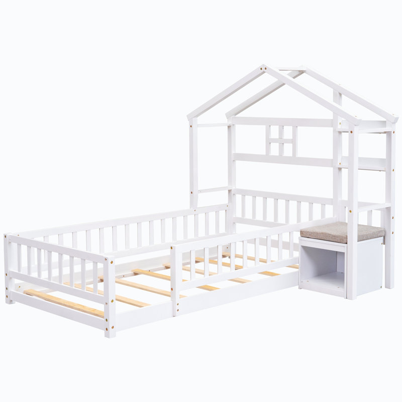 Lit plateforme 59,03 po, Blanc