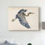 « blue héron rendering iv », reproduction sur toile tendue-494703750