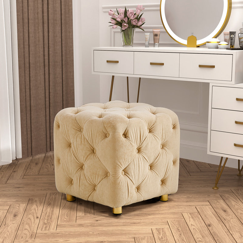 Tabouret d'appoint Mana, Beige
