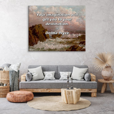 World Menagerie Gallery Wrapped Canvas By Eckhart Tolle: "Where there is anger, there is always pain un
