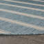 Holderman Striped Blue/Beige Power Loomed Indoor/Outdoor Area Rug-11731370