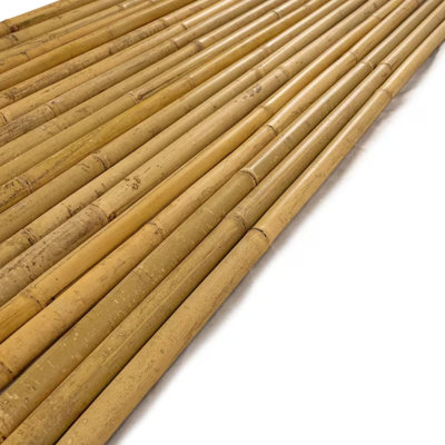 Tuteurs en bambou naturel de 2,13 m (7 pi) pour tomates, haricots, fleurs, plantes en pot et plantes grimpantes (20 pièces)