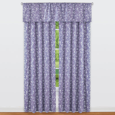 Panneau de rideau simple semi-transparent en microfibre