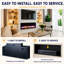 New Hawnby Media Wall Fireplace