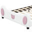 Lit plateforme tapissier simple avec tête de lit en forme de lapin-2024955516