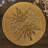Polyester Embroidered Round Beaded Placemats Set of 2 Gold Handmade Decorative Table Mats for Christmas Decor
