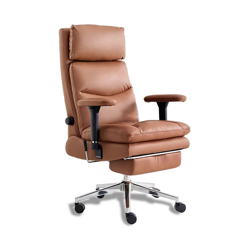 Livorno Leather Office Chair with Adjustable Armrests