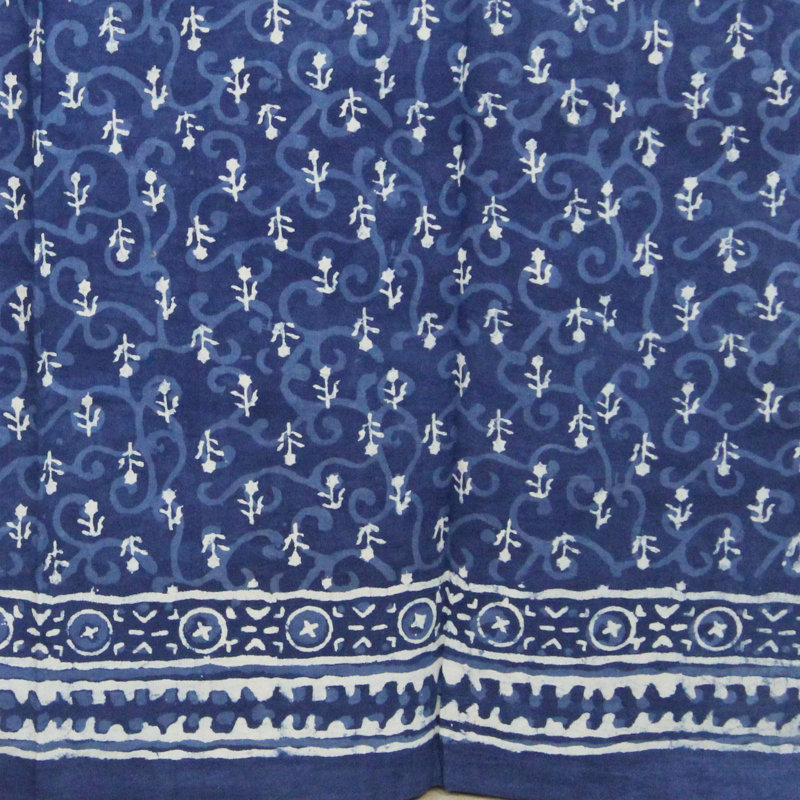 Rideau en coton à motif géométrique