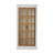 71.2'' Freestanding Pantry Cabinet With Glass Door, Farmhouse Display Cabinets With Adjustable Shelevs, Curio Cabinet With Lattice Window For Hallways, Livingroom Kitchen & Office-119328621