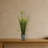 Silk Grass and Dandelion Plant with Cement Planter