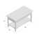 Mission Small Spaces Solid Wood Coffee Table