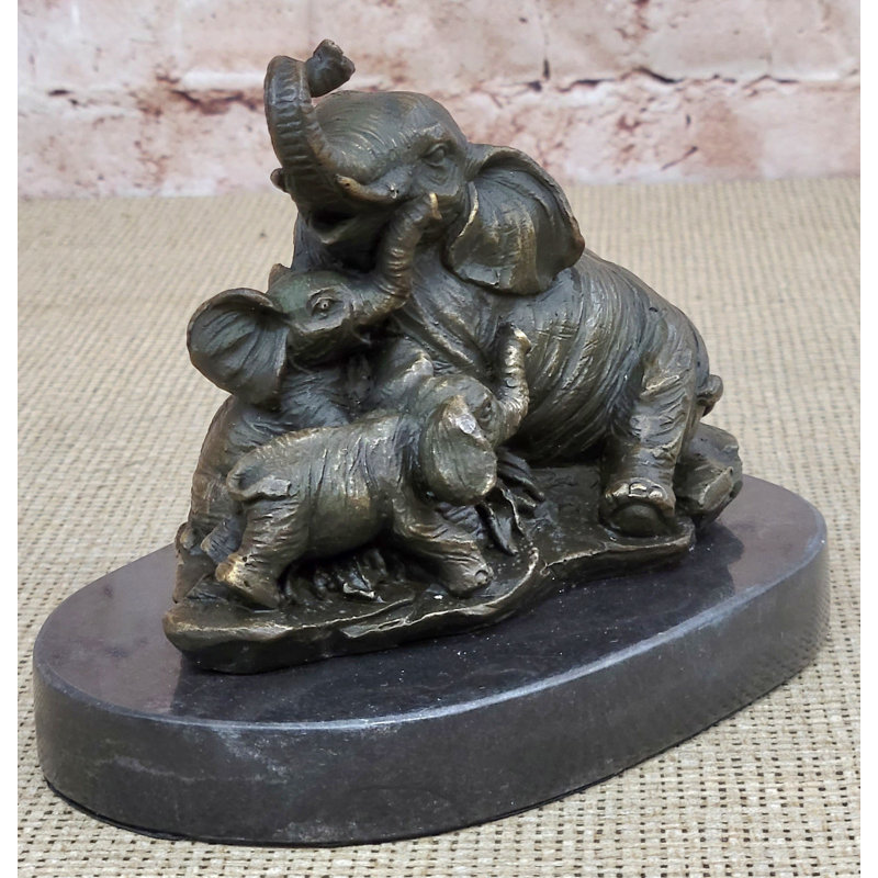 Figurine MaKee Elephant Mother and Babies
