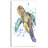 " Blue Sea Turtle Illustration "-1138299236-1124945434