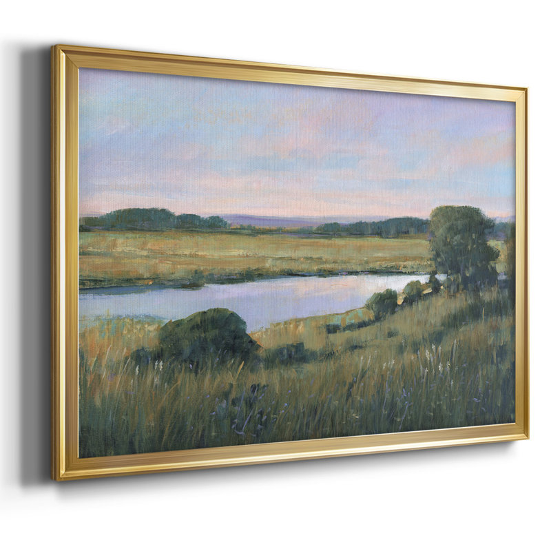 Spring Marsh II, H 30 po x l 44 po x P 1,5 po, Or