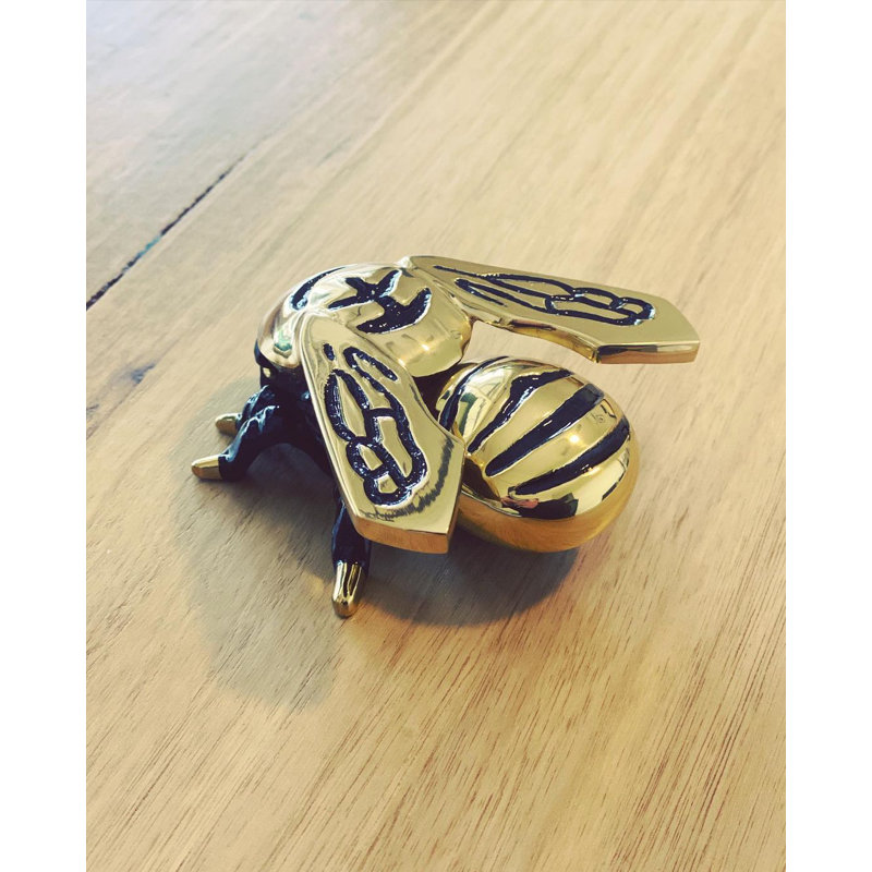 Standard Size Brass Bumblebee Door Knocker